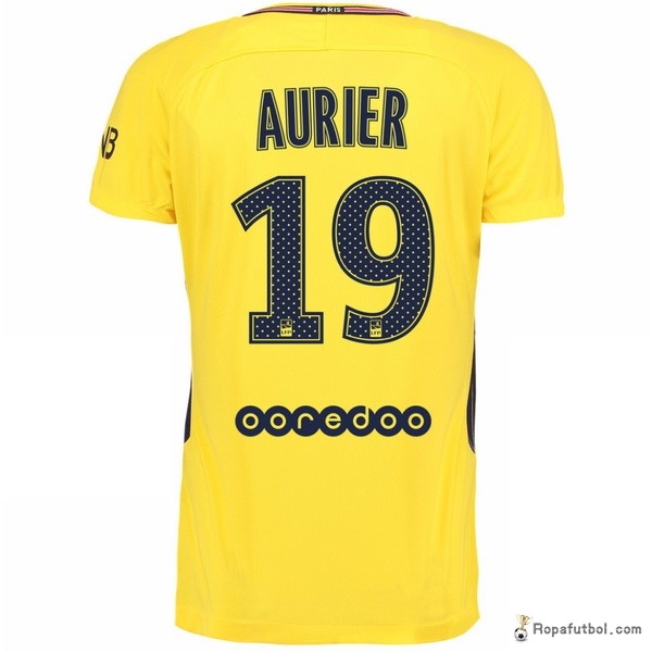 Camiseta Paris Saint Germain Replica Segunda Ropa Aurier 2017/18